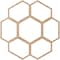 Ekena Millwork Florin Wood Fretwork Pierced Ceiling Medallion, Alder, 16"OD x 6 7/8"ID x 1/4"T CMWP16X16X0250FOAL - alternate 5